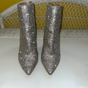 Steve Madden rhinestone ankle boots